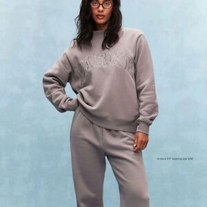 Parke Monochrome Varsity Mockneck in Stone L/XL NWT(in bag) SOLD OUT!